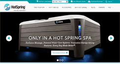 Desktop Screenshot of hotspring.com