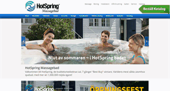 Desktop Screenshot of hotspring.se