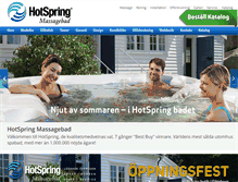 Tablet Screenshot of hotspring.se