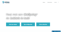 Desktop Screenshot of hotspring.nl