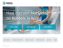 Tablet Screenshot of hotspring.nl