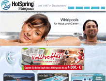 Tablet Screenshot of hotspring.de